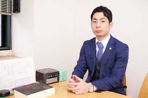笹田 典宏弁護士のインタビュー写真